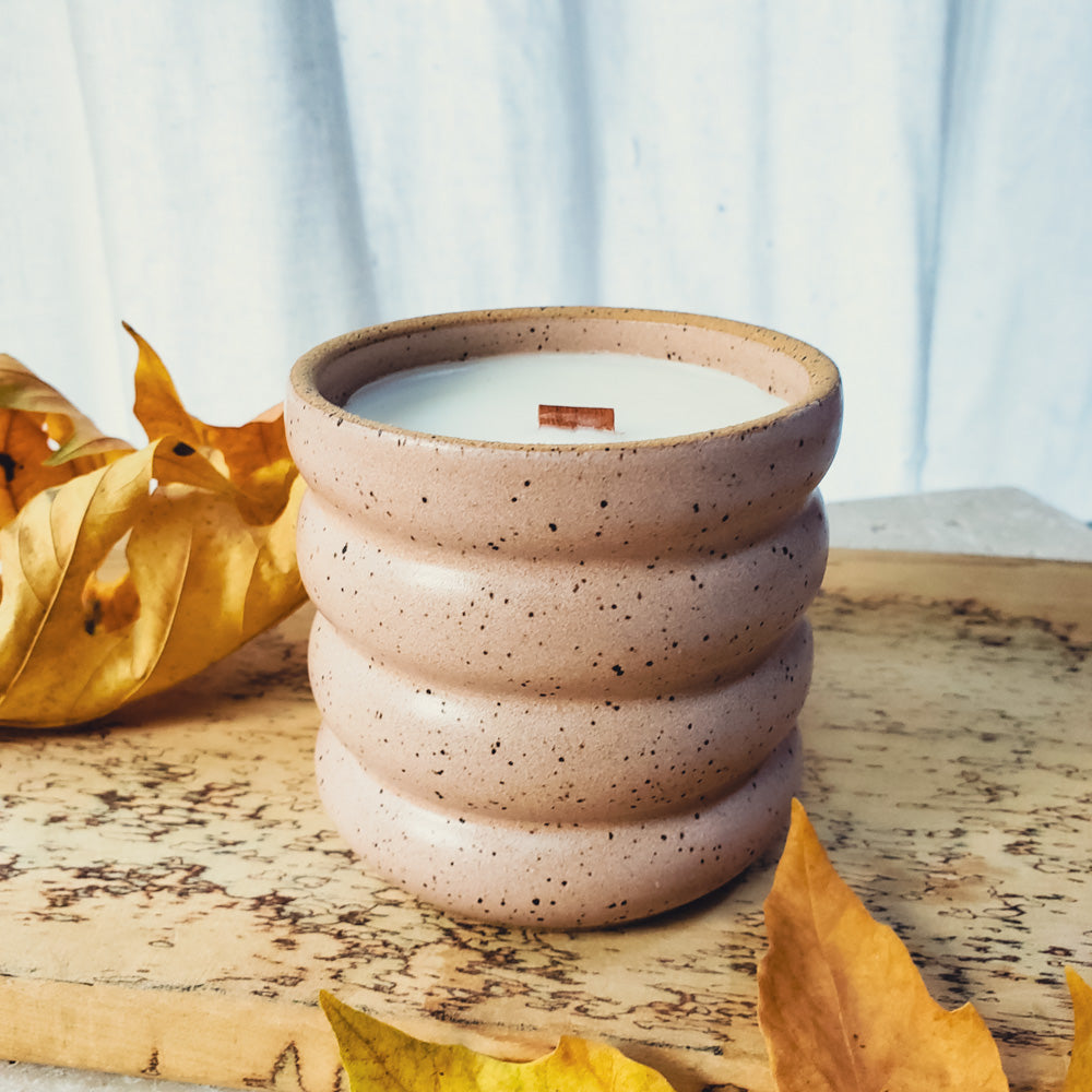 Spiced Pumpkin Scented Bumpy Candle
