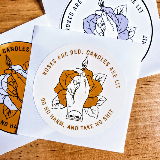 "Roses are Red" Sticker